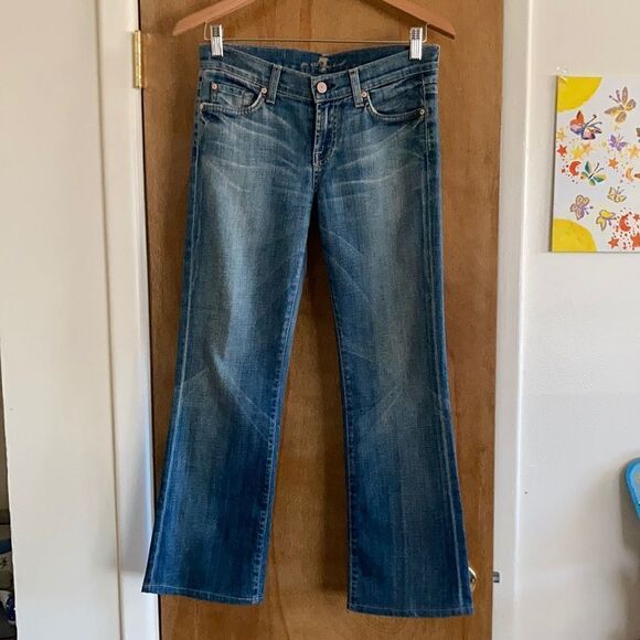 7 for all mankind low waist flair - Picture 1 of 7